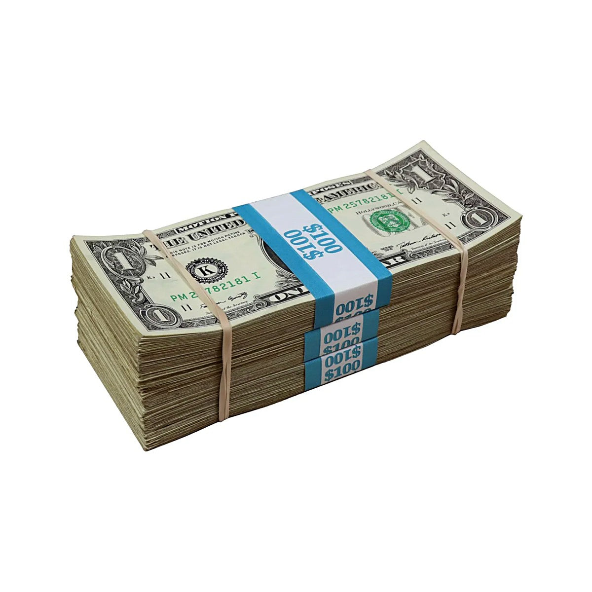 $100 Full Print aged single stack